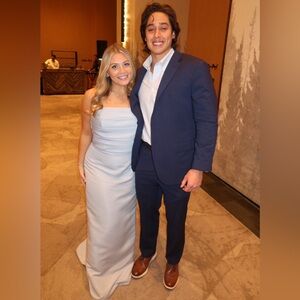 Bella Bridesmaids / Amsale Sonia Dress in Ice